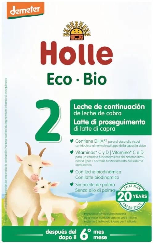 Lait de suite de chèvre Holle Eco-Bio +6 mois 400 gr