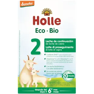 Holle Eco-Bio Leche de Continuación de Cabra +6m 400 gr
