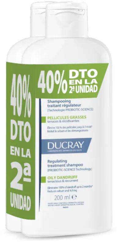 Ducray Squanorm Anti-Oily Dandruff Shampoo 2x200 ml