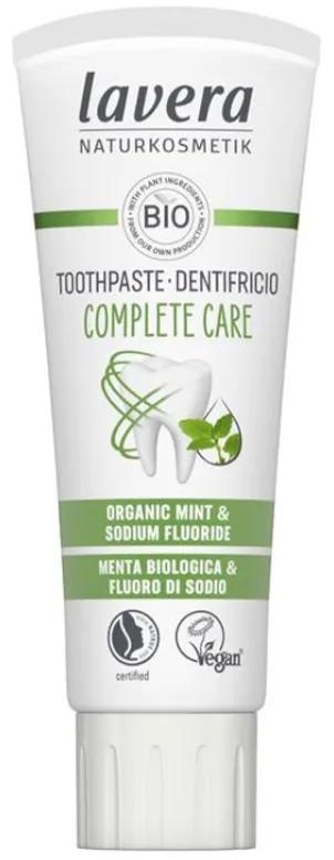 Lavera Complete Care Toothpaste Fluoride Mint Organic Vegan 75 ml