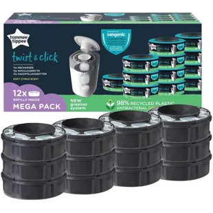 Tommee Tippee Recambios Contenedor Pañales Sangenic Twist&Click 12 Uds