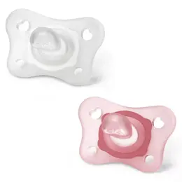 Chicco Physio Forma Mini Soft Sucette Physiologique +0m Rose Lot de 2