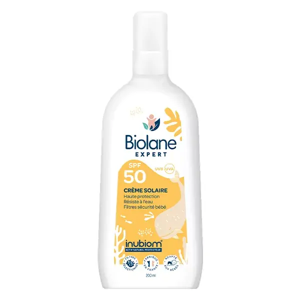 Biolane Expert Crema Solare SPF50 UVB UVA Alta Protezione 200ml