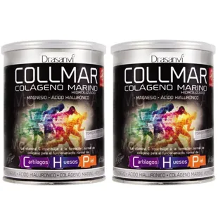 Drasanvi Collmar Colágeno Marino Hidrolizado con Magnesio Vainilla 2x300 gr