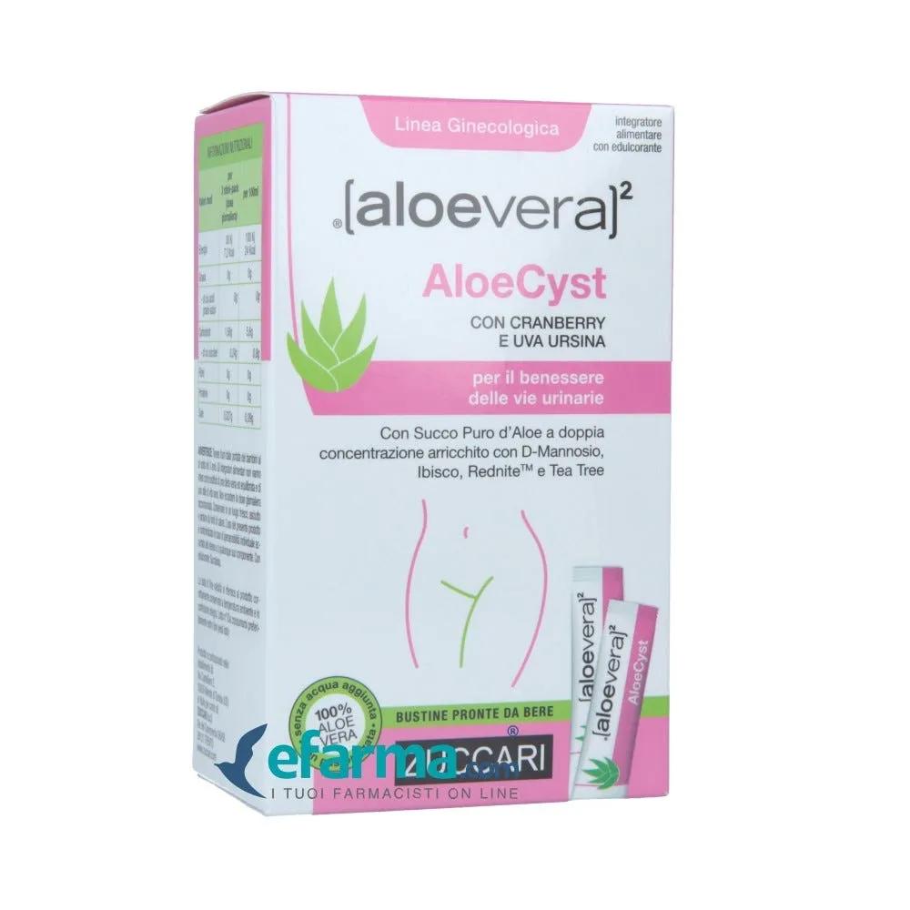 Zuccari AloeVera 2 AloeCyst Integratore Benessere Vie Urinarie 15 Stick