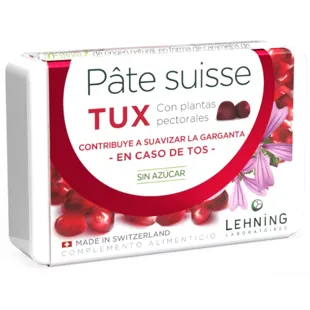Lehning Pâte Suisse Tux Gorge 40 Cramelons Caoutchouc