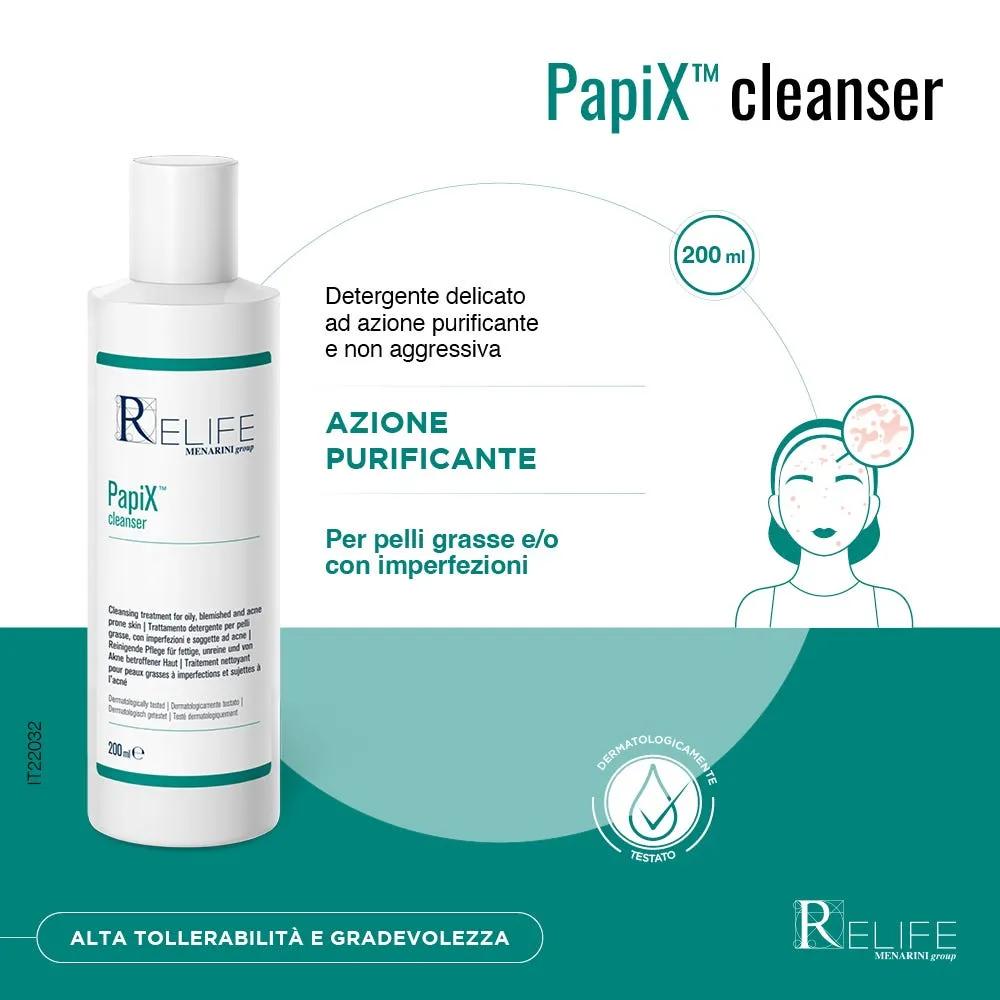 Relife Papix Cleanser Detergente Per Pelli Grasse Con Imperfezioni E Acne 200 ml