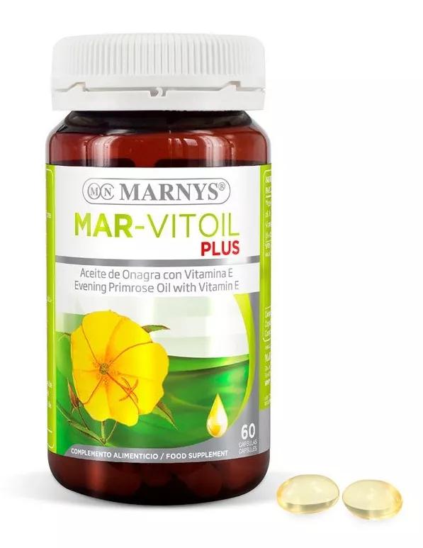 Marnys Mar-Vitoil Óleo de Onagra 500mg+Vitamina E 150 Cápsulas