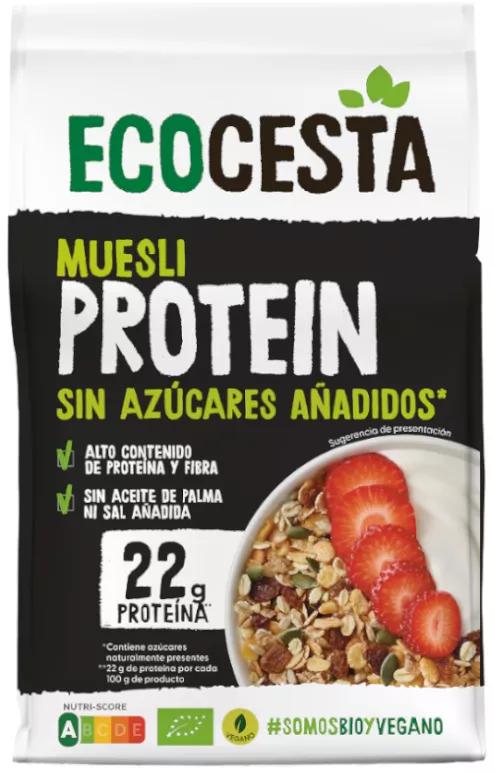 ECOCESTA Muesli Protein Sin Azucares Añadidos Bio 375 gr