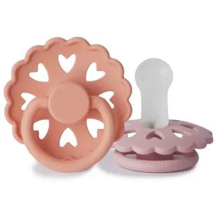 Frigg Fairytale Pacifier Block Silicone Princess/Thumbelina +6m 2 units