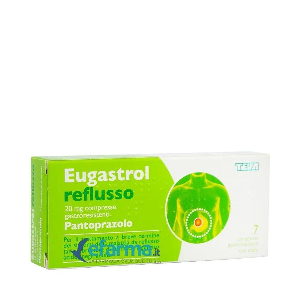 Eugastrol Reflusso 20 Mg Pantoprazolo 7 Compresse Gastroresistenti