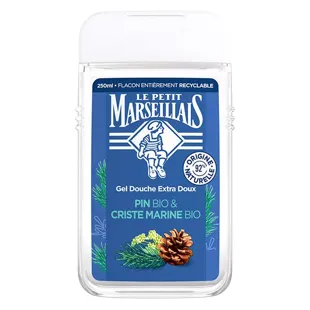 Le Petit Marseillais Gel Doccia Extra Delicato Pino e Cristalli Marini Eupeptico 250ml