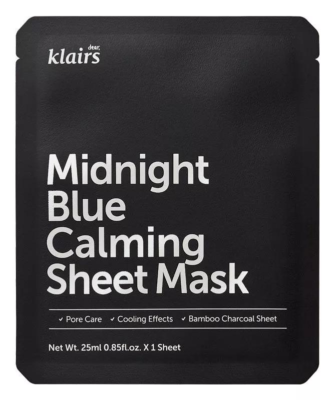 Klairs Máscara Calmante Sheet Midnight Blue 1 Ud 25ml