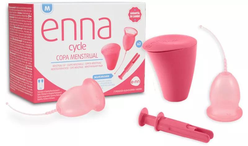 Enna Cycle Copo Menstrual Tamanho M 2uds + Aplicador