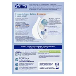 Gallia Calisma Croissance Lait 3ème Age 1,2Kg