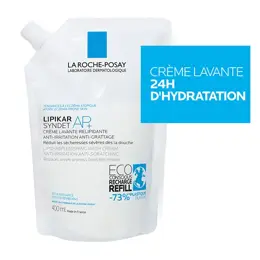 La Roche Posay Lipikar Syndet AP+ Crème Lavante Relipidante Éco Recharge 400ml