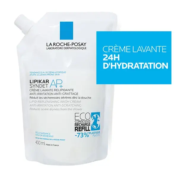 La Roche Posay Lipikar AP+ Syndet Cleansing Cream Eco Refill 400ml