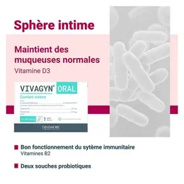 Densmore VIVAGYN ORALE - Pro biotique - Restaure l'équilibre Vaginal -1 mois