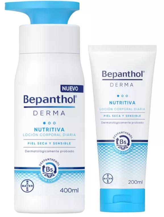 Bepanthol Derma Loción Corporal Nutritiva 400 ml+200 ml