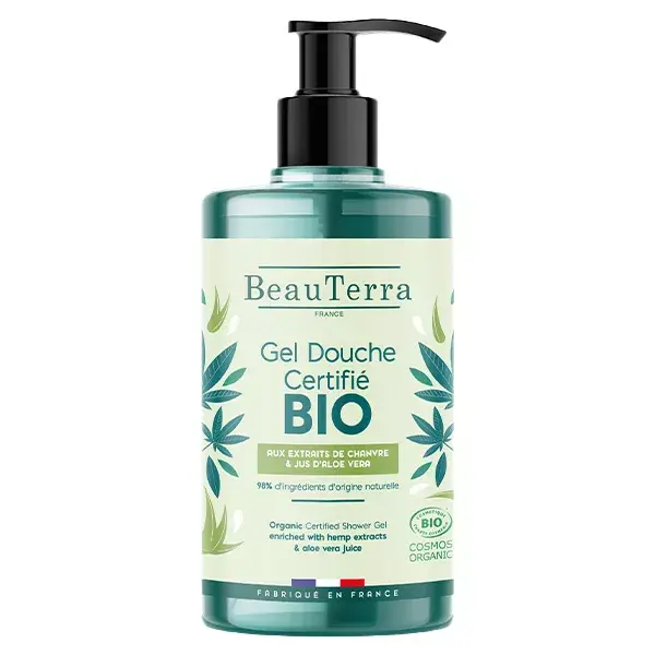 Beauterra Gel Douche Chanvre & Aloe Vera Bio 750ml