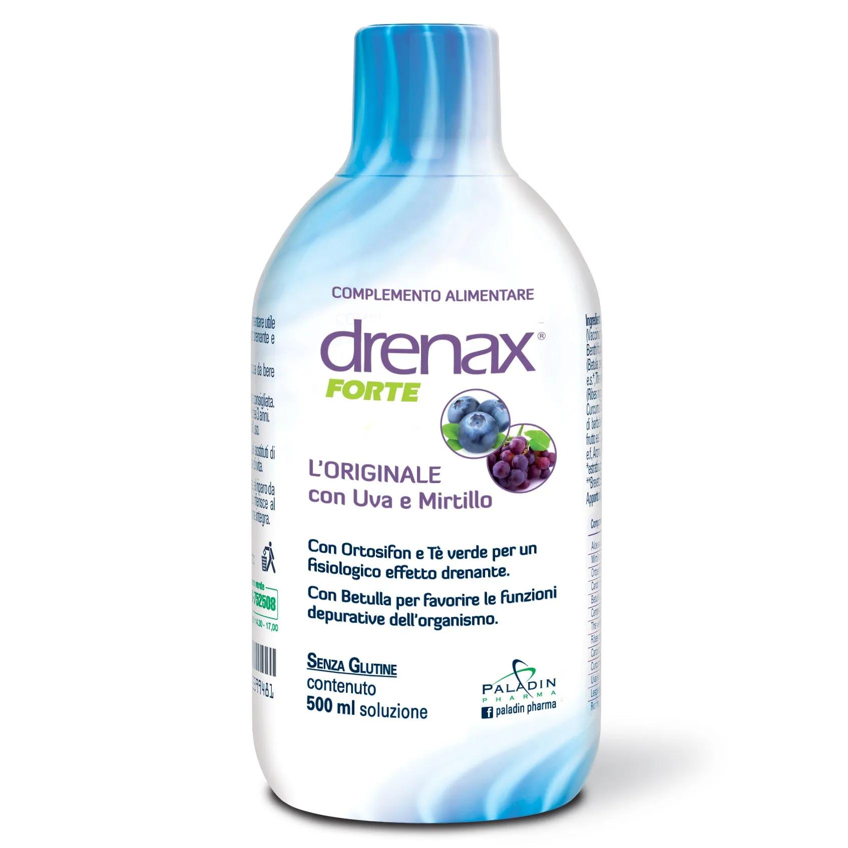 Drenax Forte Mirtillo Integratore Drenante 500 ml