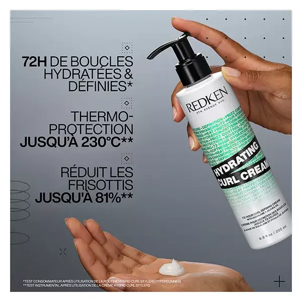 Redken Crème hydratante pour cheveux bouclés Hybrid Curl Stylers