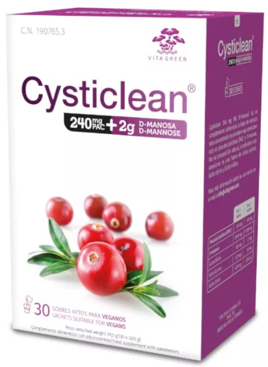 Cysticlean 240 mg PAC+D-Mannose 2 Gr 30 Umschläge