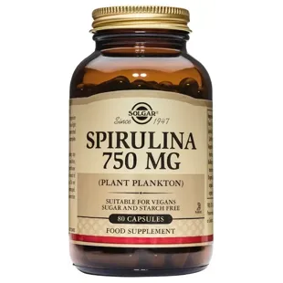 Solgar Spirulina 80 Vegetable Capsules