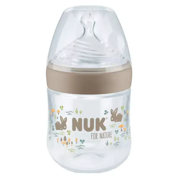 Nuk Biberon NUK for Nature 150ml S TC Crème