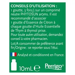 Phytosun Arôms Huile Essentielle Thym à Thymol Bio 10ml