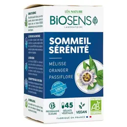 Biosens Sommeil Sérénité Bio 45 gélules végétales