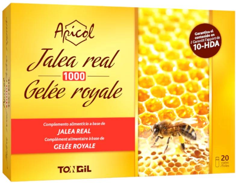 Gelée Royale Tongil Apicol 1000 20 Flacons