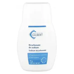 Laboratoires Gilbert Hygiène Bucco-Dentaire Bicarbonate de Sodium 75g