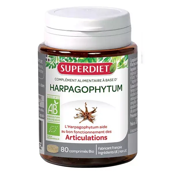 Superdiet Harpagophytum Bio 80 comprimés