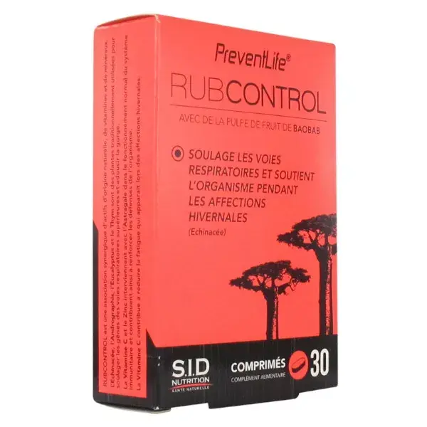 SIDN Preventlife Rubcontrol 30 comprimidos