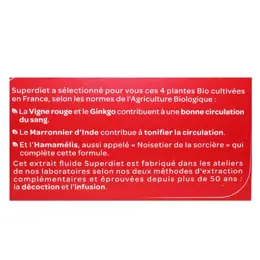 Superdiet Quatuor Circulation 30 ampoules