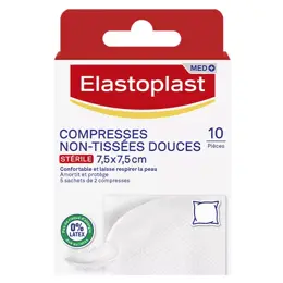 Elastoplast Premiers Secours Compresse Non-Tissée Douce 10 unités