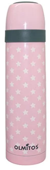 Olmitos Pink Stainless Steel Thermos 500 ml