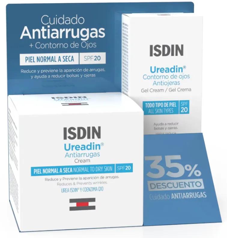 ISDIN Pack Ureadin Anti-Falten-Creme SPF20 50ml + Augenkontur SPF20 15ml