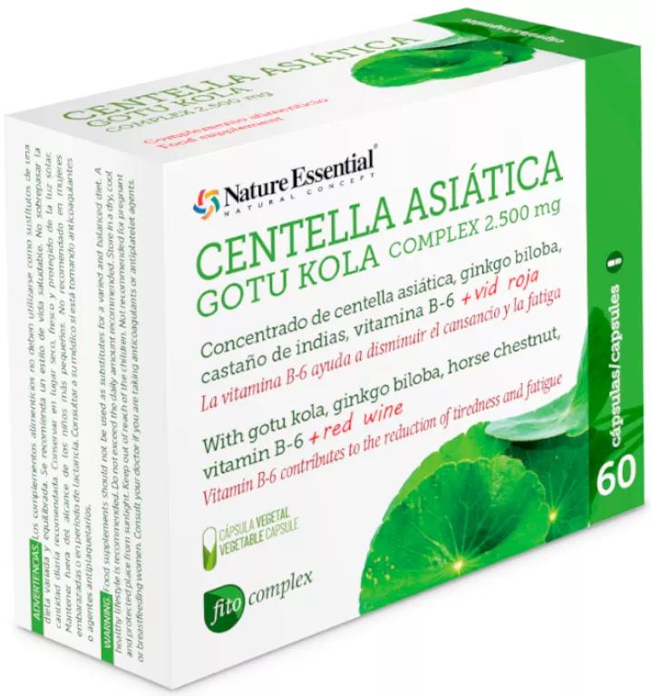 Nature Essential Centella Asiatica Complex 2500mg 60 Capsule vegetali