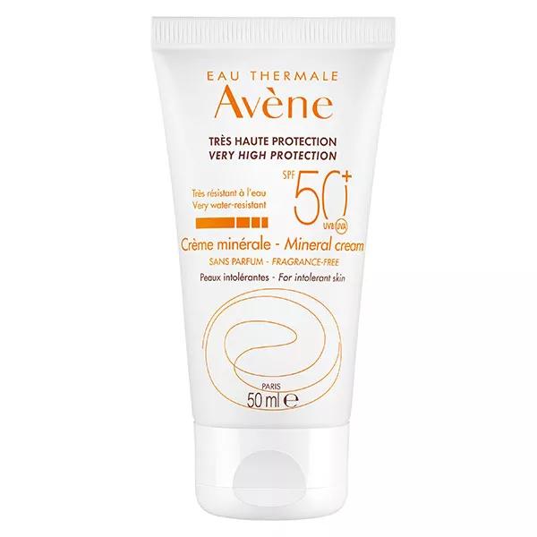 Avène Solaire Crème Minérale SPF50+ Visage 50ml