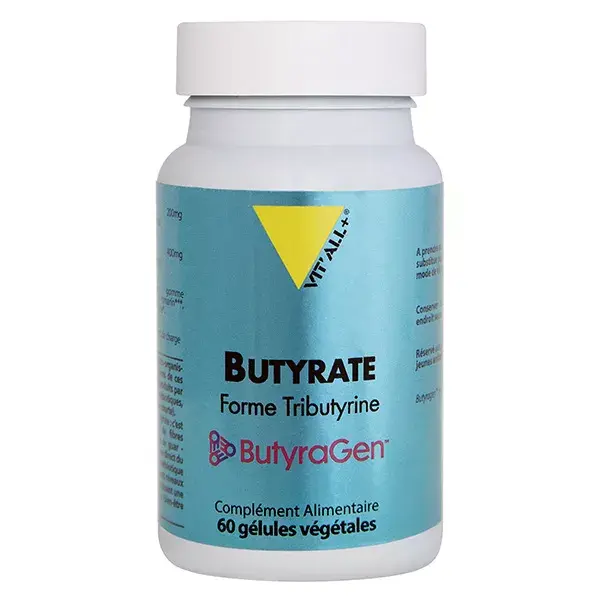 Vit'all+ ButyraGen™ Tributyrine Complexe 60 gélules végétales