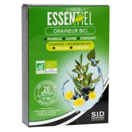 SID Nutrition Essentiel Draineur Bio 20 ampoules