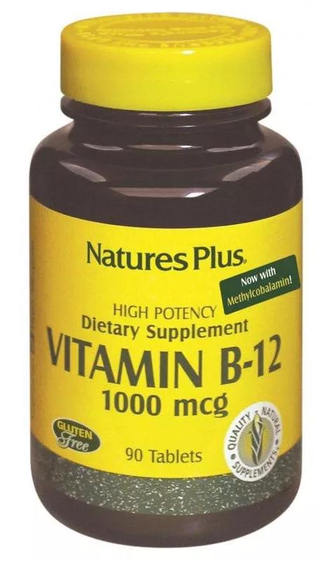 Nature's Plus Vitamina B12 1000 mcg 90 Comprimidos