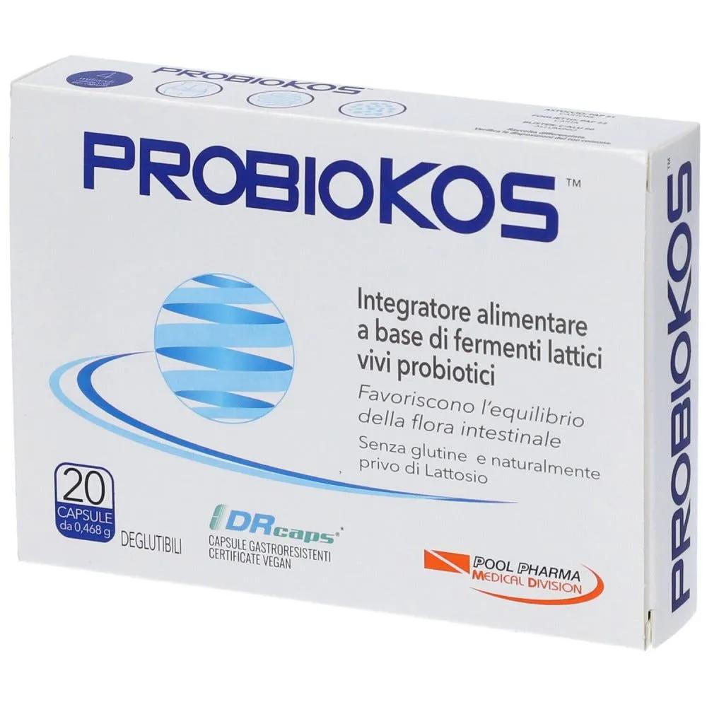 Probiokos Integratore per Equilibrio Intestinale 20 Capsule