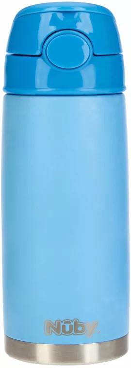 Nûby Copo Térmico de Aço Inoxidável +24m 420 ml Azul