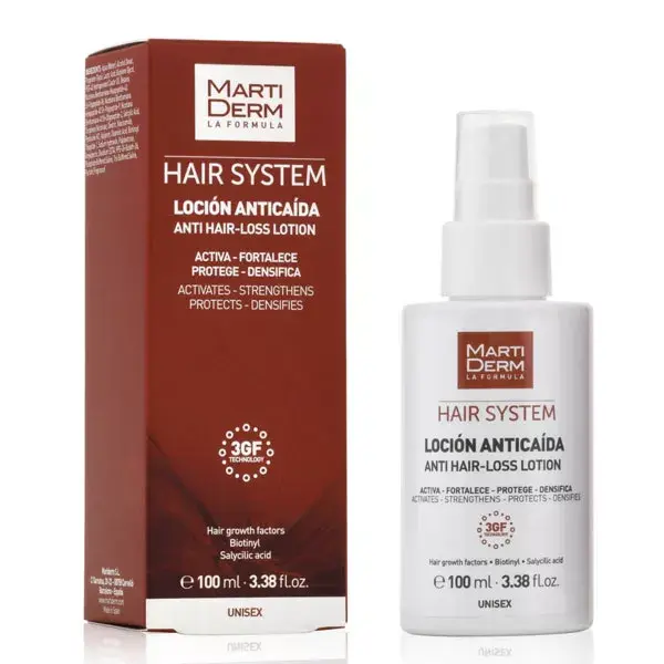 MartiDerm Hair System Lotion Capillaire Anti-Chute 100ml