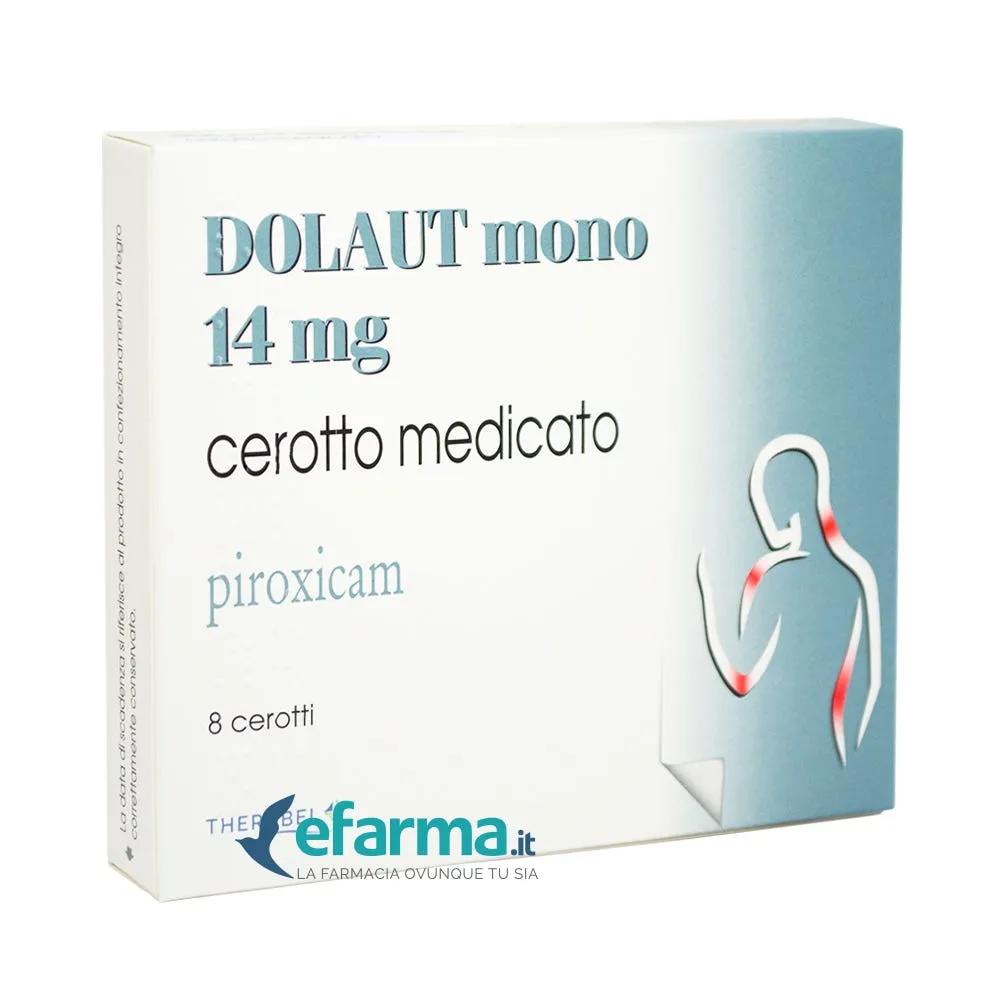 Dolaut Mono 14 mg Piroxicam 8 Cerotti Medicati