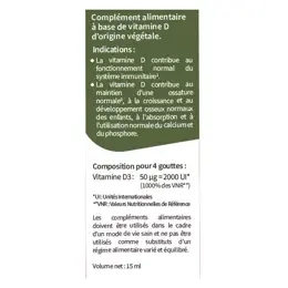 Codifra Normalite D3 Vegan 2000 UI 15ml