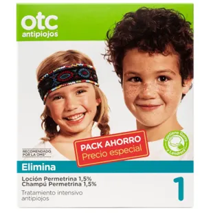 OTC Anti-Läuse Permethrin Lotion 1,5 % + Shampoo 1,5 %